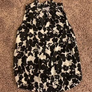 Motherhood silk floral dressy tank